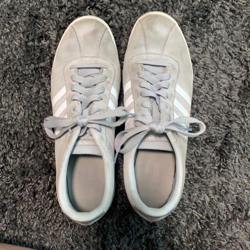 Adidas grey shoes